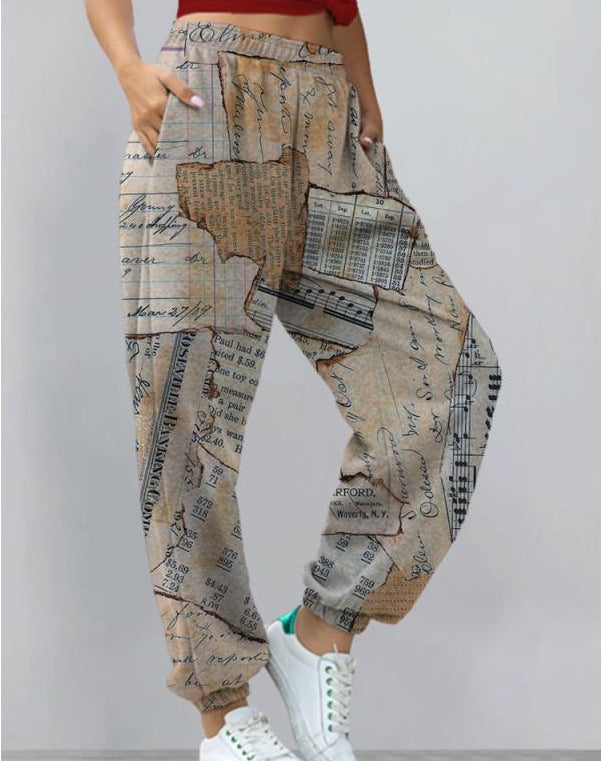 TS | Chic & stylish streetwear printed pants