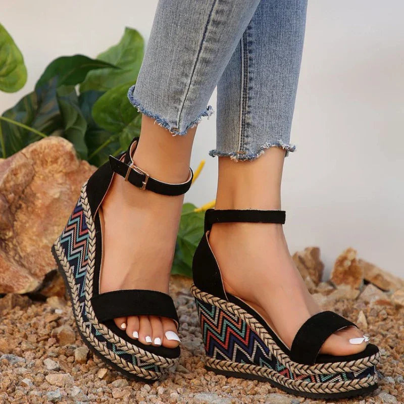 LM | Boho wedge sandals