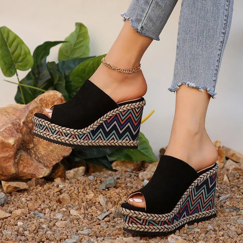 LM | Boho wedge sandals