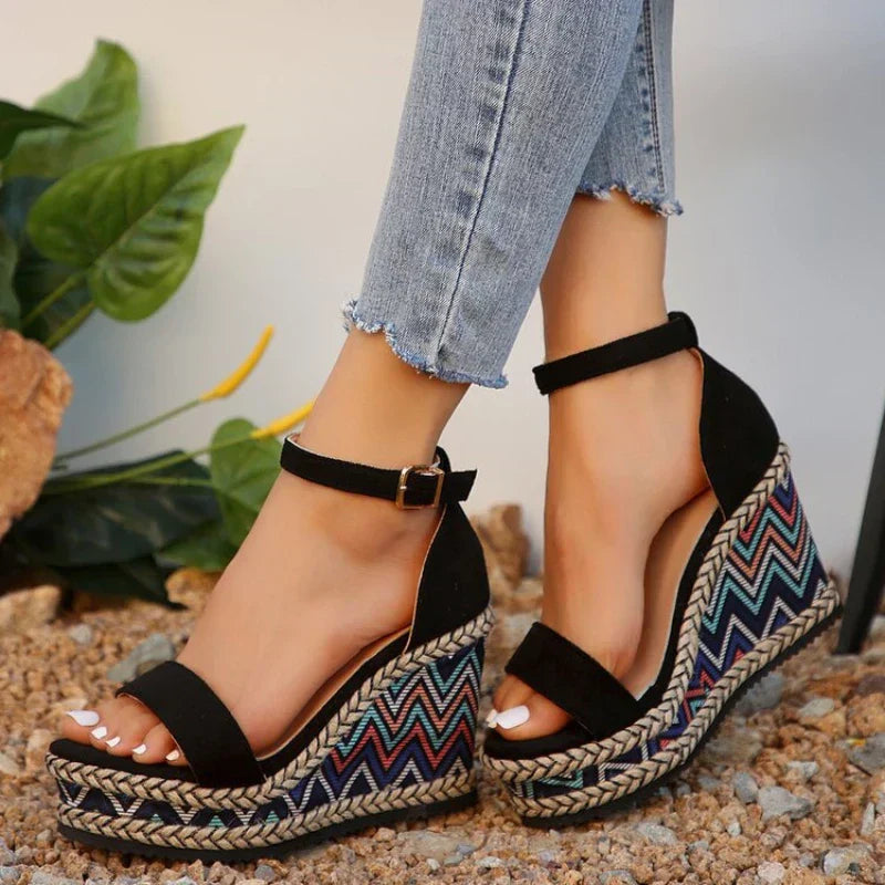 LM | Boho wedge sandals