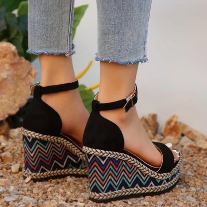 LM | Boho wedge sandals
